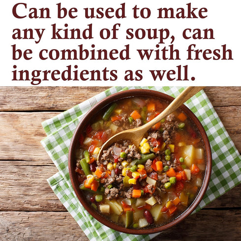 4 oz The Spice Way Vegetable Soup Mix - - dried vegetables for all kind of soups