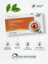 60 Count Carlyle Turmeric Tea Bags with Ginger | | Caffeine Free | Non-GMO & Gluten Free Herbal Tea Supplement