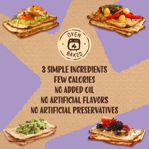 40 Packs 3 Sanissimo Salmas Chia & Flaxseed, of Crackers, Oven Baked Corn Crackers, Gluten Free, Non-GMO, Kosher
