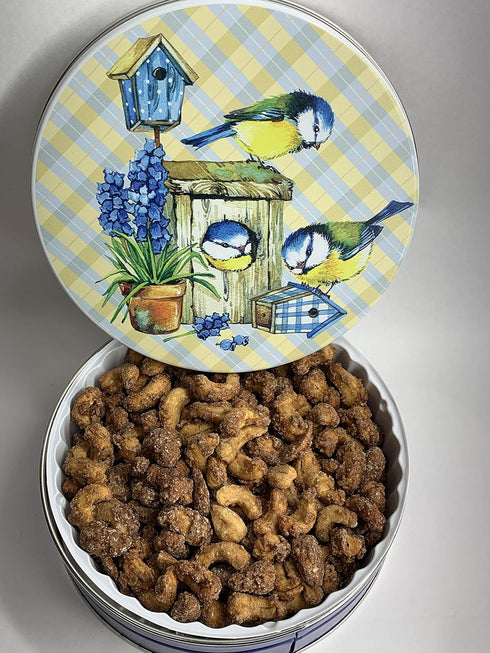 Divinity by Dave 1 Cinnamon Roasted Nuts Gift Tin (Cashews, Pound)