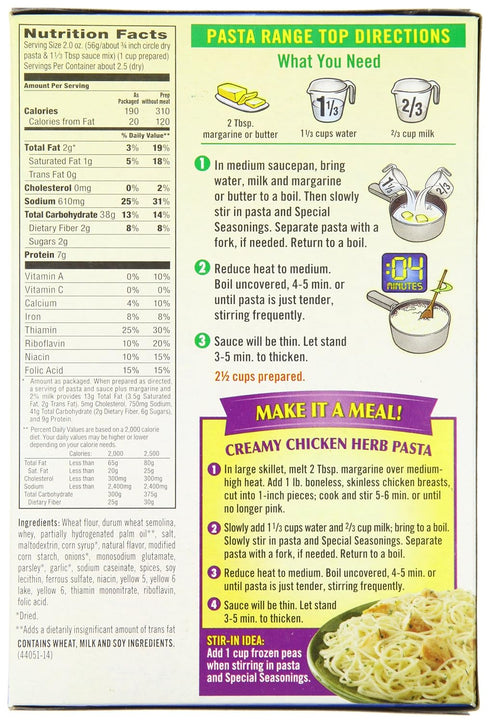 Pasta Roni 4.8-Ounce (Pack 12) Angel Hair Pasta with Herbs