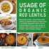 4 LB Jiva Organics Organic Red Lentils Split LARGE Bag - Masoor Dal - Non-GMO, Vegan, Non-Irradiated