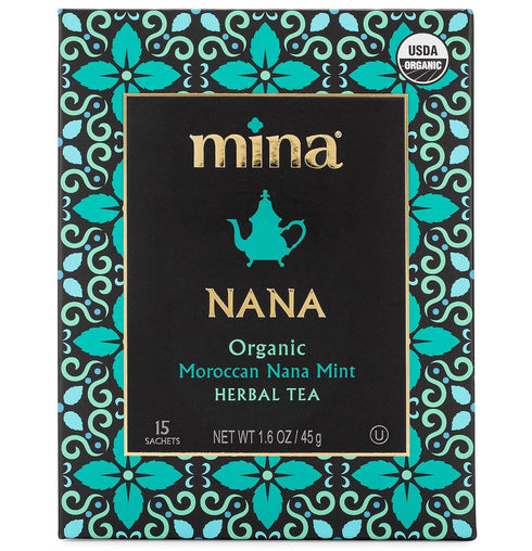 MINA Organic Moroccan Nana Mint Herbal Tea, 15 CT