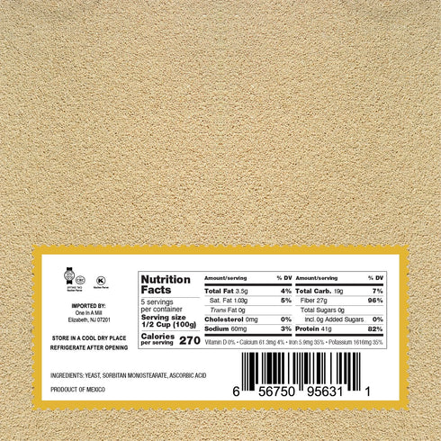 One in a Mill Instant Dry Yeast, 1.1 LB Pack of 2, Fast Acting Self Rising Yeast for Baking Bread, Pastries