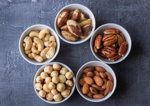 2 Food to Live Deluxe Unsalted Nuts Mix, Pounds A Blend of Dry Roasted Pecans, Cashews, Hazelnuts, Almonds, Brazil