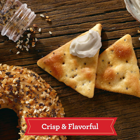 (12 Town House Pita Oven Baked Crackers, Party Snacks, Everything Flavor Boxes)