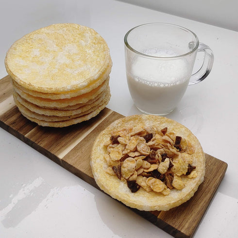 LENITH GY Korean Original Chips, 120g Popped Rice Cakes