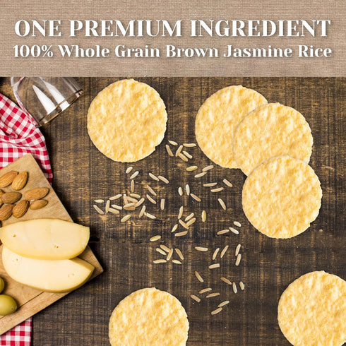 3.5 Oz (Pack 12) Edward & Sons Organic Unsalted Plain Brown Rice Snaps - Oven Baked, Whole Grain, Gluten Free, No Added