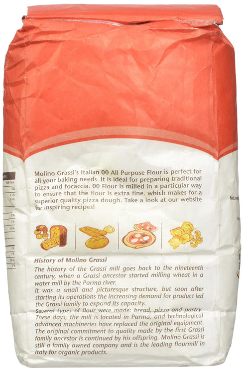 Molino Grassi 00 (2.2 Italian All Purpose Flour by pound)