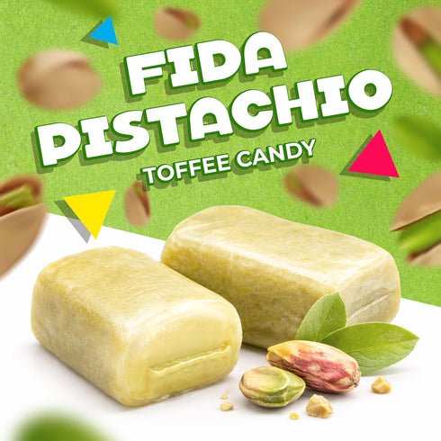 1 Rossana Pistachio Candy | Pound Bag | Italian Candy | Individually Wrapped Pistachio Toffee Treats for Office Bowls