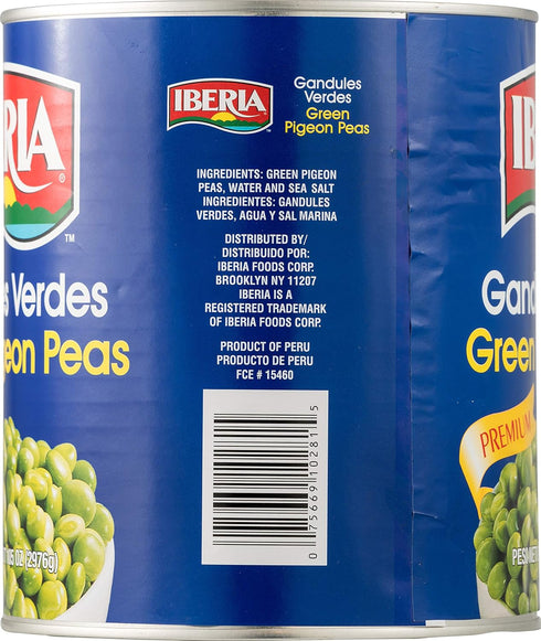 105 Oz Iberia Green Pigeon Peas