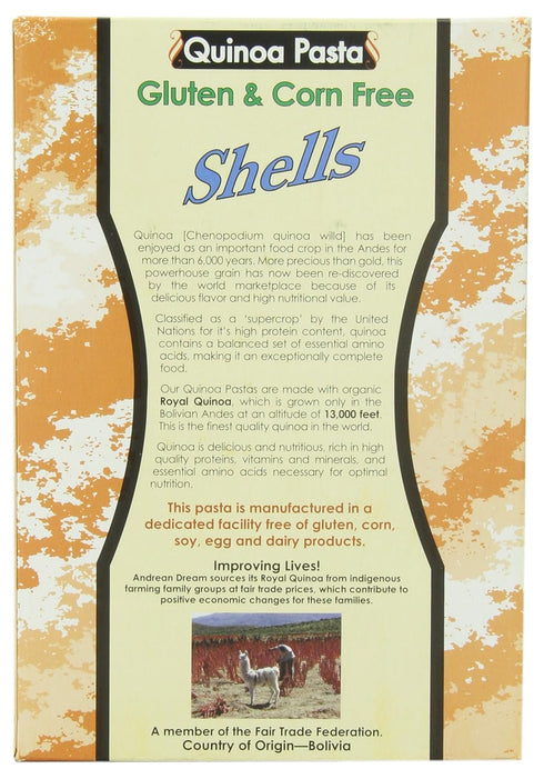 Andean Dream 8 , Shells Quinoa Organic, Ounce