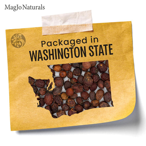 16 oz (1 lb) MagJo Naturals Hawthorn Berries, Whole Dried