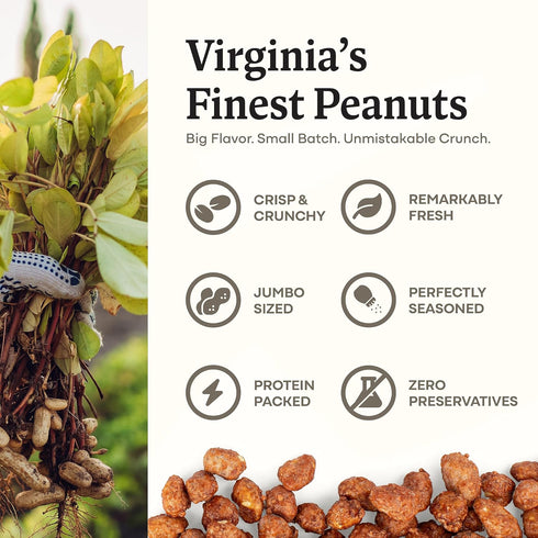 20 oz 25 oz 2) Belmont Peanuts Gourmet Virginia Peanuts, Butter Toffee, + Honey Roasted, (Bundle of | Simple
