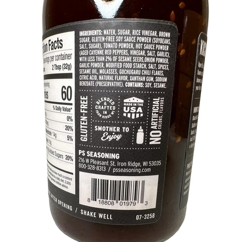 PS Seasoning Blackbelt Korean BBQ Sauce - Great for Beef Short Ribs, Pork Belly, Kabobs, and More