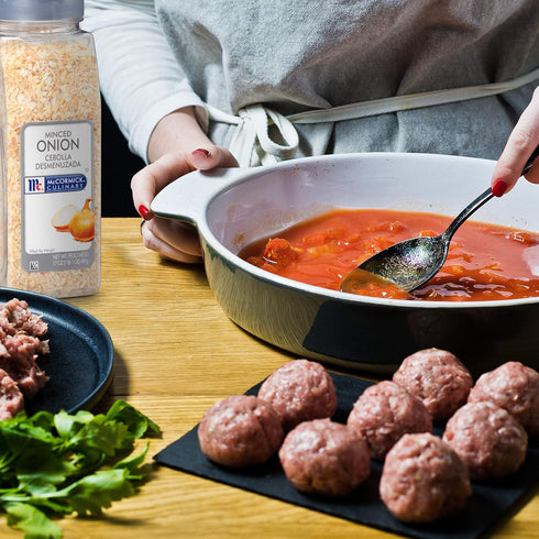 McCormick Culinary Minced Onion, 17oz - Dried Minced Onion Flakes for Soups, Sauces & More