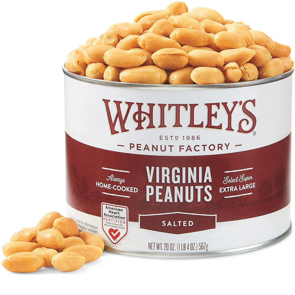 Whitleys Salted Virginia Peanuts Super Extra Large 'Home Cooked' Virginia Peanuts (20
