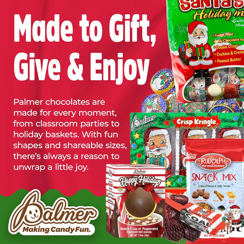 1948 (1 Pack) Palmer Hot Chocolate Bomb with Marshmallows, Milk Chocolate Shell Filled with Marshmallows, Fun Holiday
