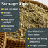 4oz Wormwood Herb Tea - Natural Artemisia Absinthium - Dried Cut and Sifted Herds Loose Bulk