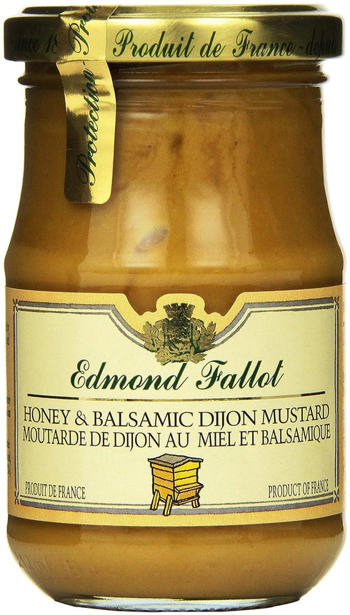 Edmond Fallot Honey and Balsamic Dijon Mustard by (7.4 ounce)