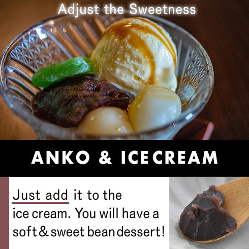 17.6OZ(500g) chaganju Red Bean Paste, Adzuki Beans, Japanese Mochi Rice Cake Anko, Strained KOSHIAN -VEGAN