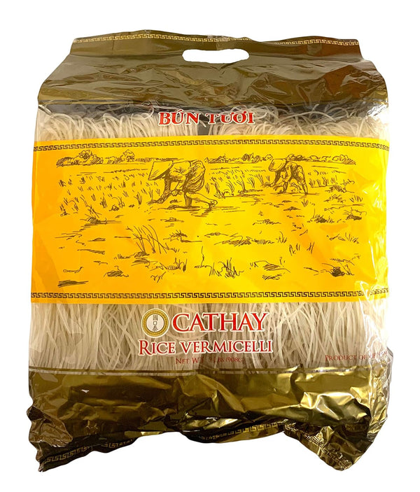 Cathay Premium Vietnamese Rice Stick Vermicelli Noodles 100% Natural Ingredients, Non-GMO & Gluten-free,