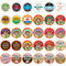 Decaf Coffee Pods Variety Pack Sampler, Assorted Unflavored & Flavored Coffee Pods