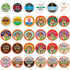 Decaf Coffee Pods Variety Pack Sampler, Assorted Unflavored & Flavored Coffee Pods