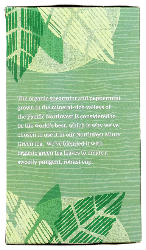 Allegro Tea, Organic Northwest Minty Green Tea Bags, 20 Count