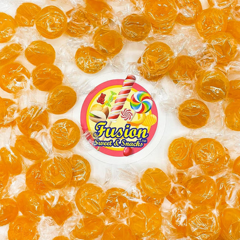 2LB Butterscotch Hard Candy - Bag of Individually Wrapped Butter Scotch Bulk Candy, Yellow Butterscotch Discs Are