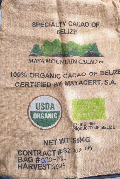 7-Pack 1oz Packages) Jungle Cat Cacao (Seven of Belize Energy! Roasted Organic Cocoa Beans - Cacao Superfood - Low