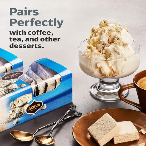 Pack 25 Pack 2) Variety of Halvah Marble, Vanilla, and Walnut Israel Candy Bars Vegan-Friendly, Certified Kosher Snacks