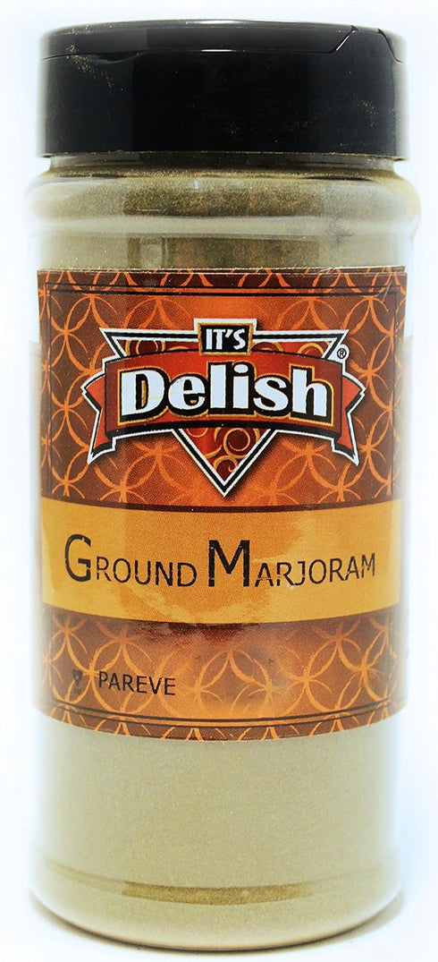 Ground Marjoram by Its Delish, 4 Oz Medium Jar