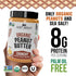 1 lb Just About Foods Organic & Keto Peanut Butter Crunchy Gluten-Free, No Sugar Added, Palm Oil Free Single