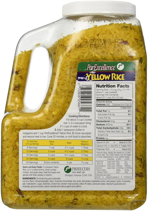 Par Excellence 3.5 lb. Producers Yellow Rice