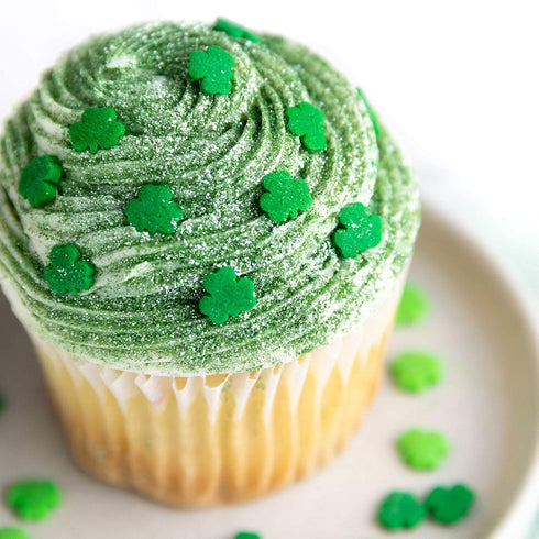 Sweets Indeed Edible Glitter, Perfect for Drinks, Cocktails, Cake Decorating, Dessert Topper, 4 grams Green Glitter