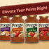 23.5 OZ 6) (Pack 2) Prego Sweet Sausage and Roasted Peppers Pasta Sauce, Jar (Case