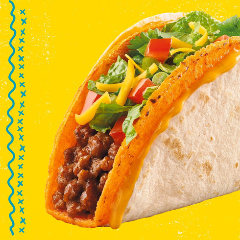 6-count, 13.25 oz. (Pack 2) Old El Paso Stacked Queso Crunch Taco Kit