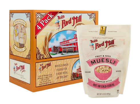 Bob's Red Mill Fruit & Seed Muesli, 14oz (Pack of 4) -