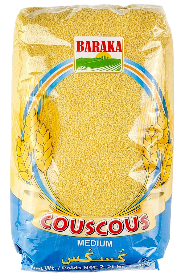 Baraka Premium Original Moroccan Couscous | 100% All Natural, Vegan, Non-GMO Fine
