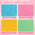 6.5oz Easter Sanding Sugar Edible Pink Blue Yellow Green Sugar Sprinkles for Cake Decorating Crystal Candy Sparkling