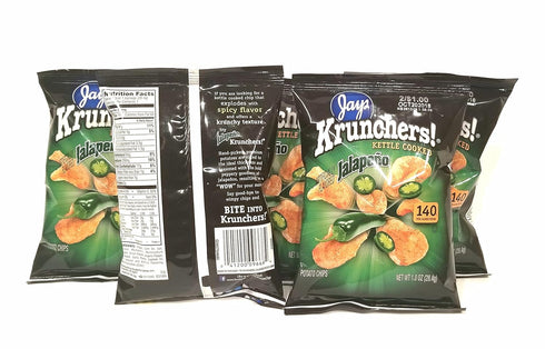 JAY'S EQUIPMENT SEAT COVERS PROTECT YOUR SEATS 5 Pack 1 oz JAY'S KRUNCHERS Jalapeno Potato Chips A Chicago Original
