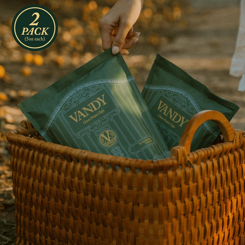 2 Pack, 5 Vandy Crisps Potato Chips - Seed Oil Free Snacks - Gluten Free Potato Chip - Made with Potatoes, Grass-Fed