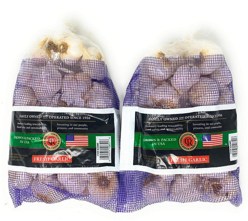2 2 (4 x Pound Fresh Garlic USA California Heirloom Monviso Gilroy Finest Pounds Total) by Christopher Ranch