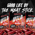 100 Packs 7g Pack 4oz (8 Count) Jack Link's Wild Chicken Stick Bites Made with Frank's RedHot Flavor, Mini Meat Sticks