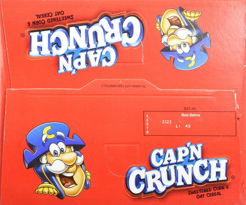 40 Cap'N Crunch Sweetened Corn and Oat Cereal, Ounce