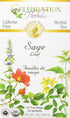 CELEBRATION HERBALS Sage Leaf Organic, 24 Bag, 0.02 Pound
