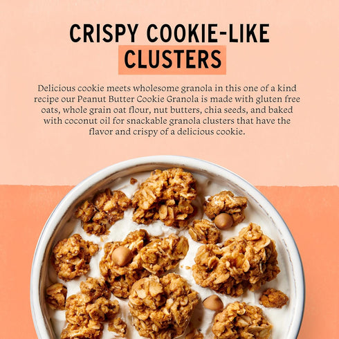 6lb Purely Elizabeth, Cookie Granola, Peanut Butter, Bag