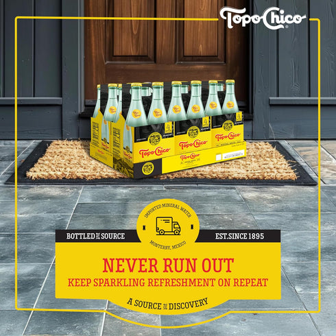 12oz 8pk Topo Chico Sabores Lime with Mint Extract