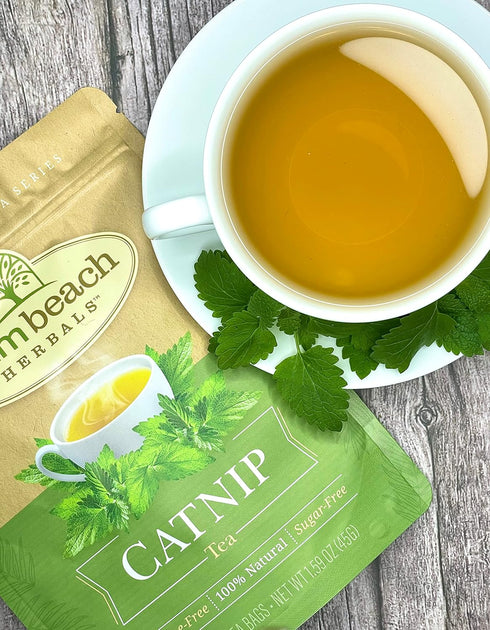 Catnip Tea by Palm Beach Herbal Tea Company - Pure Herbal Tea Series (30 Tea Bags) 100% Natural